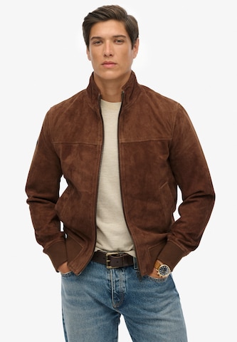 Veste mi-saison Superdry en marron