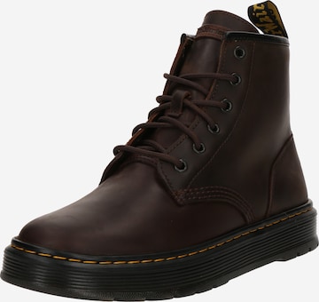 ruda Dr. Martens Auliniai batai su raišteliais 'Brookline': priekis