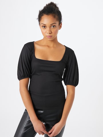 Tricou de la Missguided pe negru: față