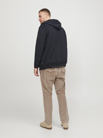 Jack & Jones Plus Sweatjacka 'Bradley' i svart