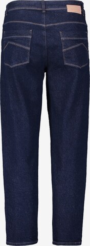 Betty & Co Loosefit Cropped-Jeans mit weitem Bein in Blau