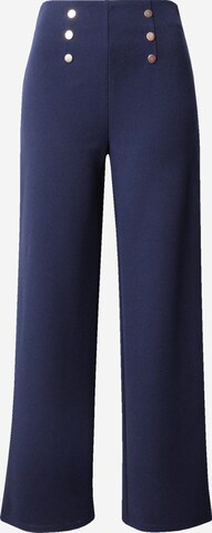ABOUT YOU Szeroka nogawka Spodnie 'Josina' w kolorze niebieski: przód