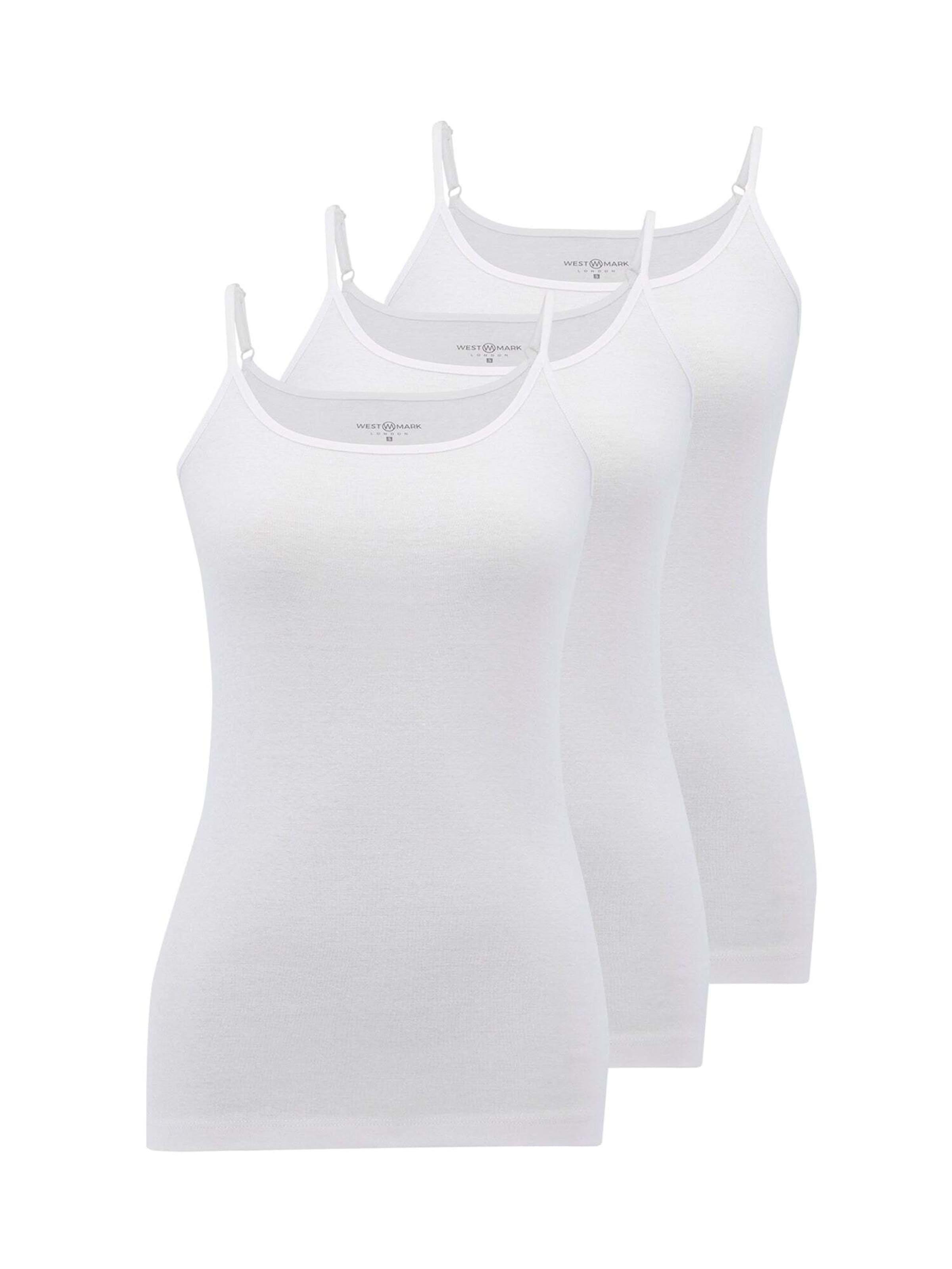 Maglietta intima 'EVA' di WESTMARK LONDON in bianco: frontale