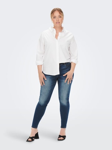 ONLY Carmakoma Skinny Jeans 'Willy' in Blauw