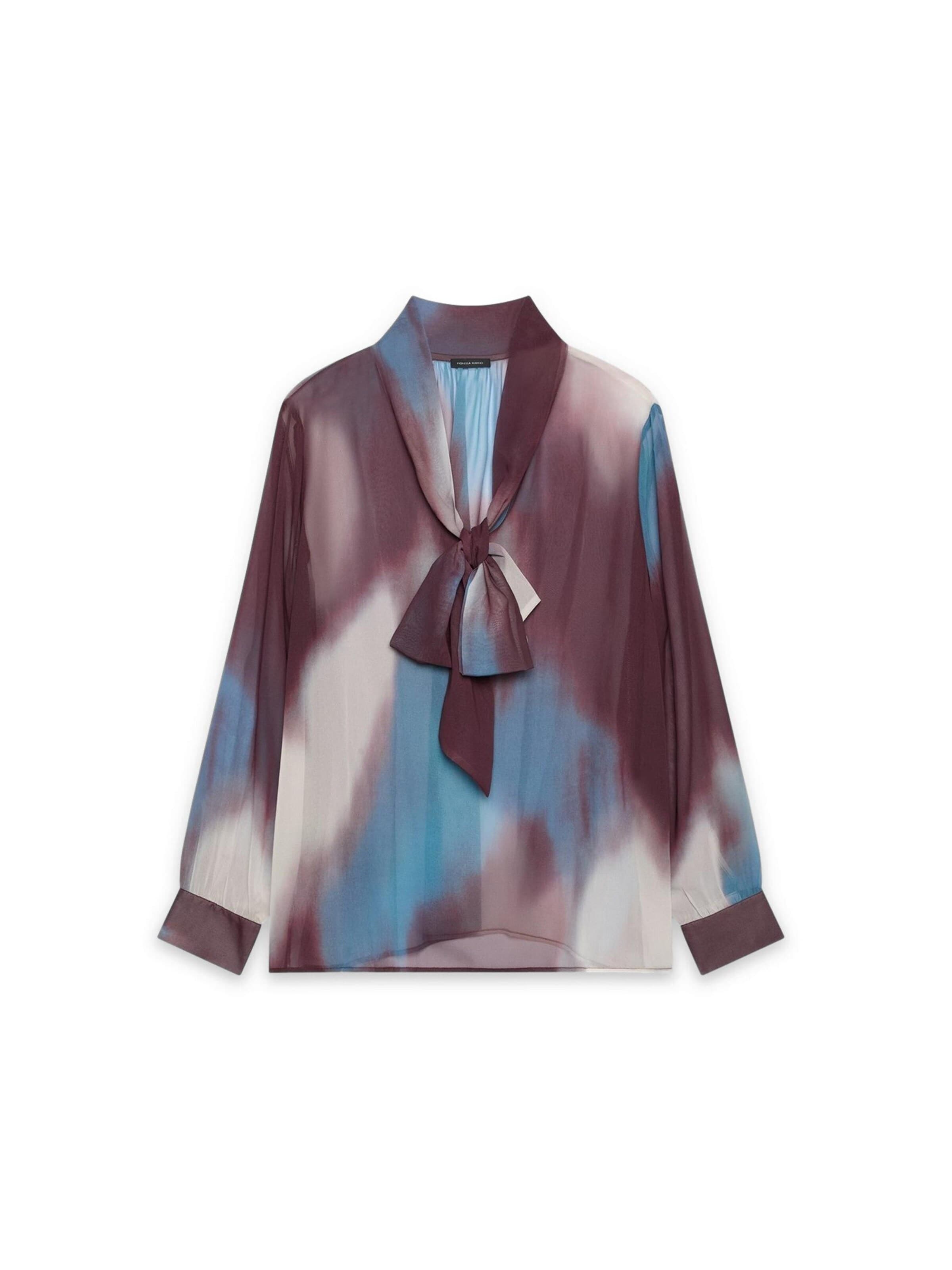 Fiorella Rubino - Blusa en lila: frente