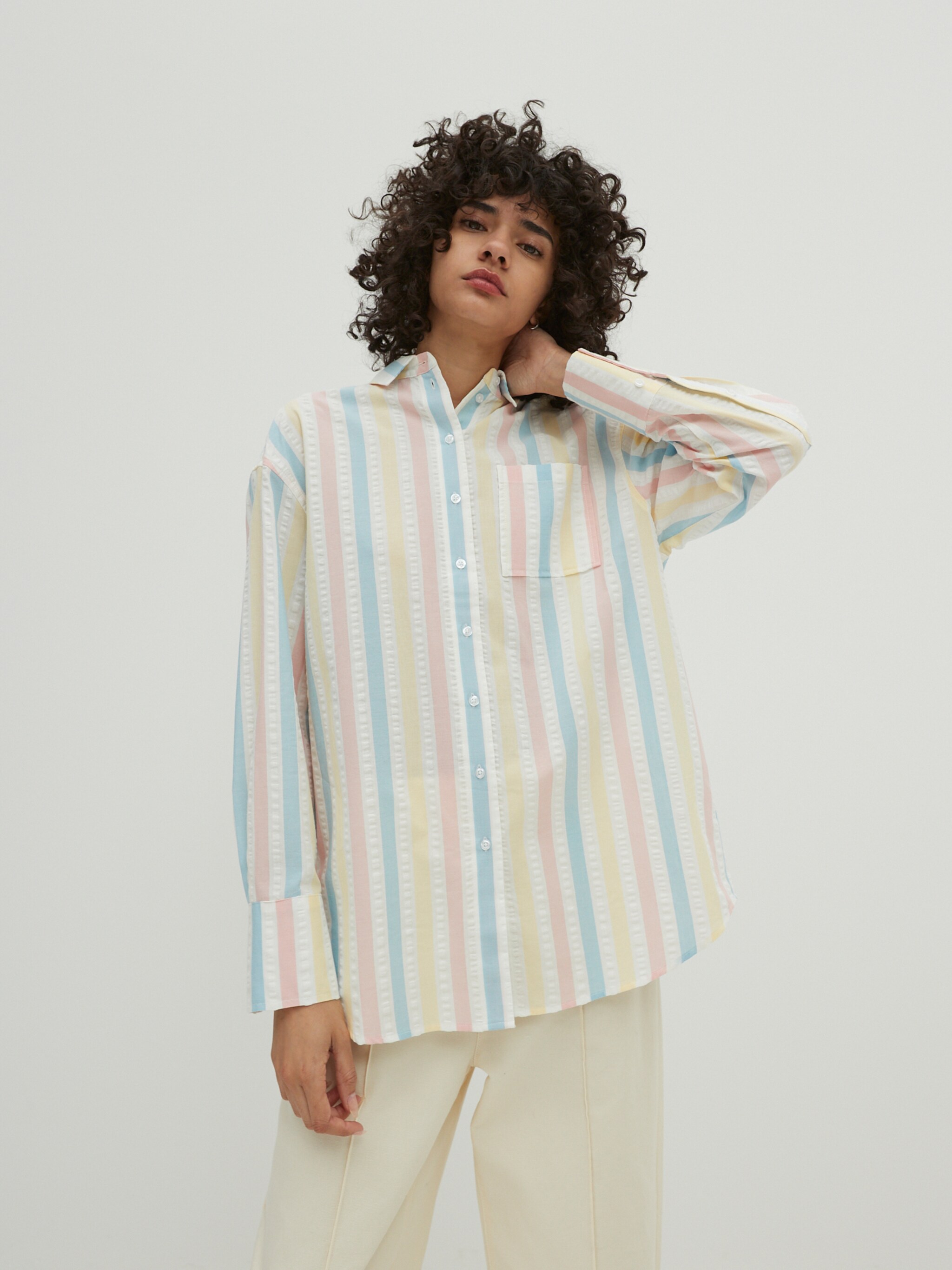 EDITED Produkte Bluse 'Gianna' hellblau