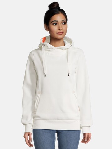 salzhaut Sweatshirt 'Sünn' in Wit: voorkant