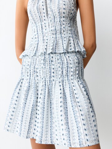 MANGO TEEN Nederdel 'BLAUF' i blå