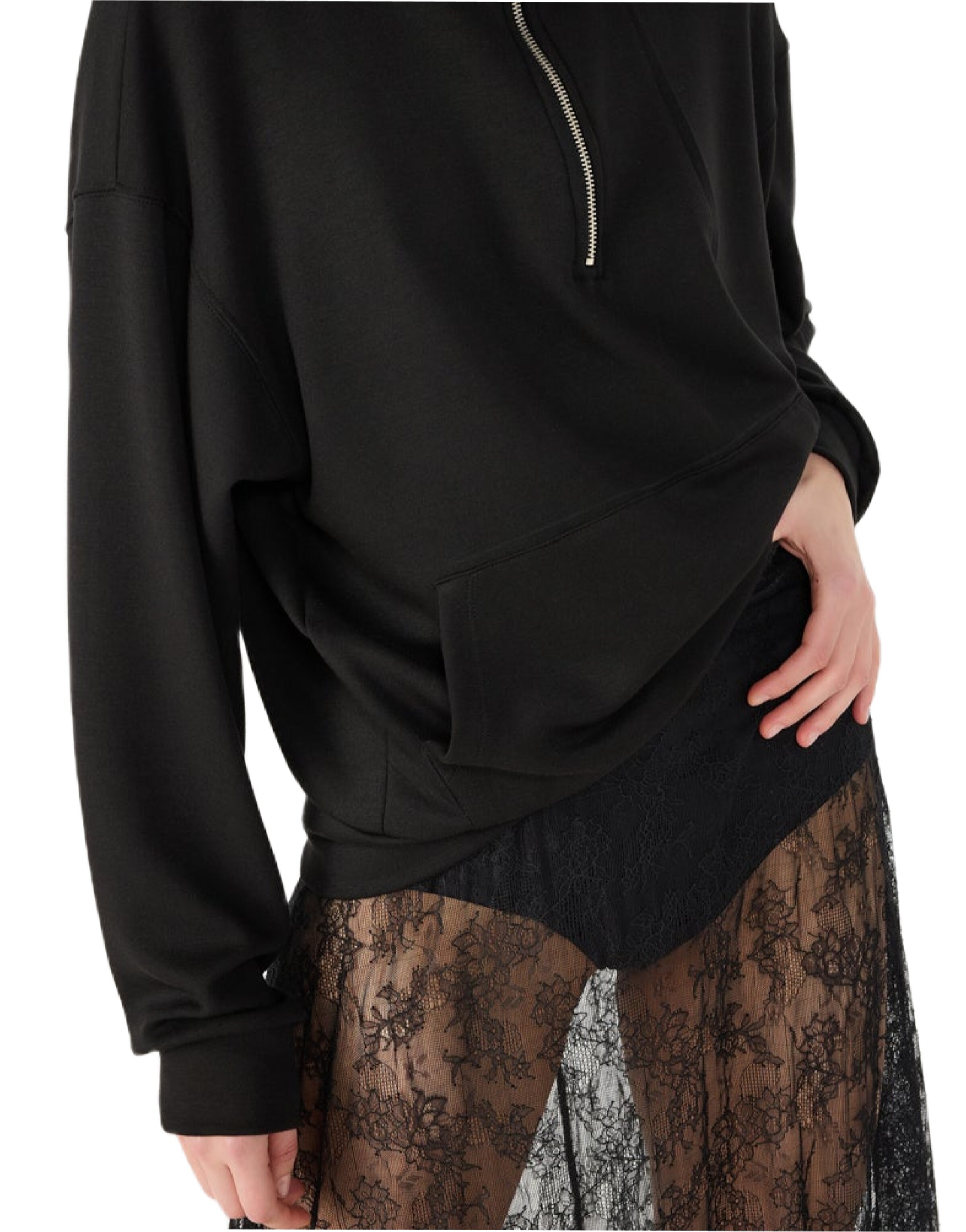 No Matter What Sweatshirt in Zwart