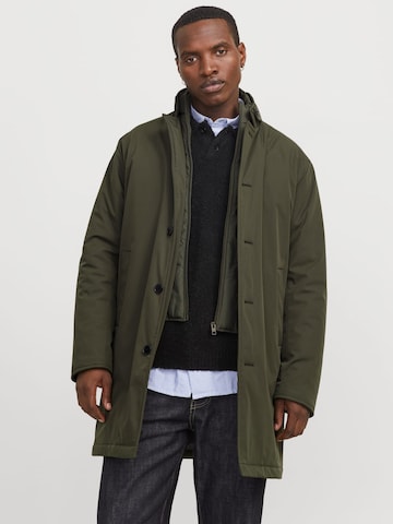 JACK & JONES Winterjas 'blaremy' in Groen: voorkant