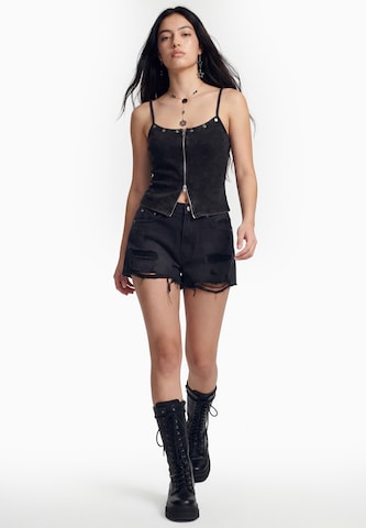 Haut myMo ROCKS en noir