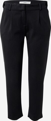 BRAX regular Παντελόνι πλισέ 'MARON' σε μαύρο: μπροστά
