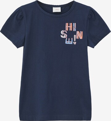 T-Shirt s.Oliver en bleu : devant