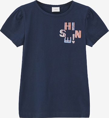 s.Oliver Junior T-Shirt in Navy, Hellblau | ABOUT YOU