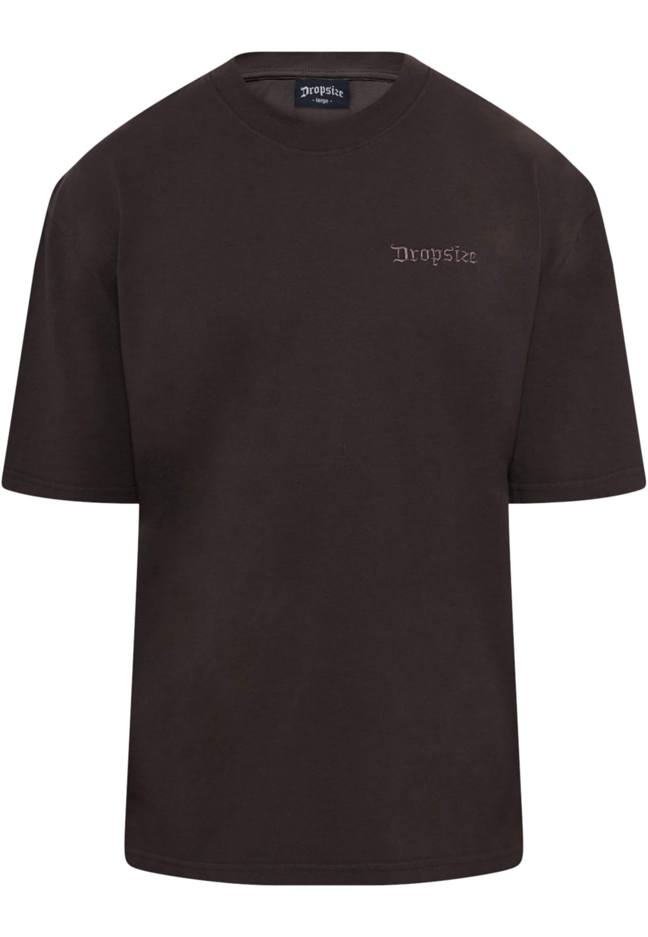 Dropsize T-Shirt 'Eagle' in Schwarz: Vorderseite