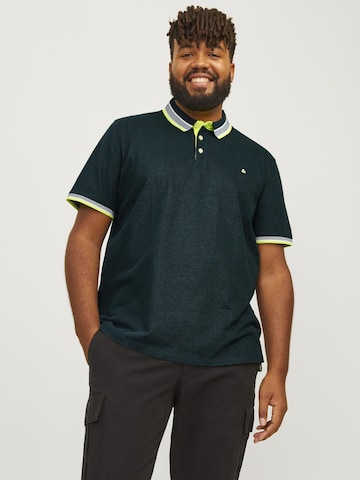 Jack & Jones Plus Poloshirt 'Paulos' in Grün: Vorderseite