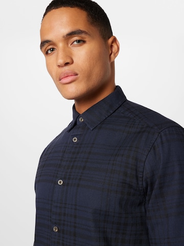 Only & Sons Regular fit Button Up Shirt in Blue