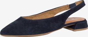 TAMARIS Ballet Flats with Strap in Blue: front