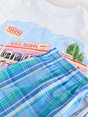 Next Pyjamas kort i blå