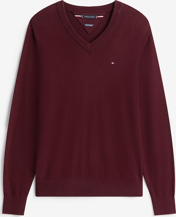 Pull-over TOMMY HILFIGER en rouge : devant