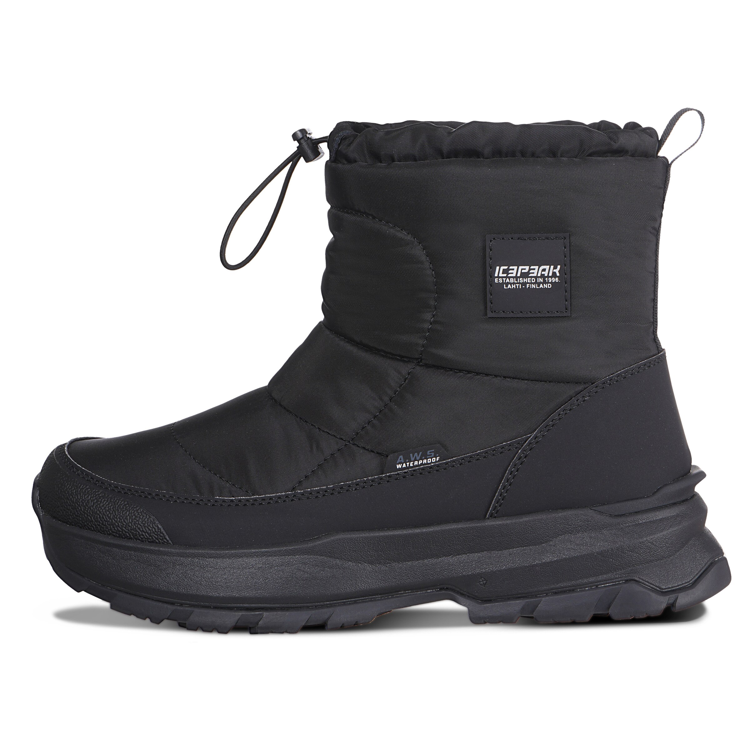 ICEPEAK Snow Boots 'Avellino Mr' in Black