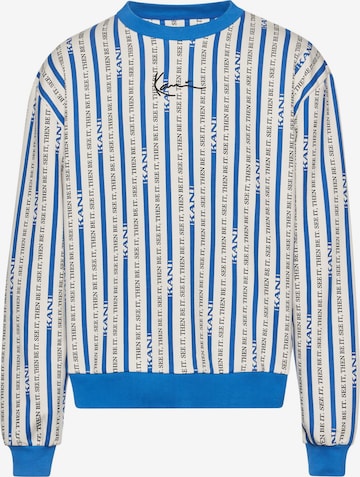 Karl Kani Sweatshirt in Blauw: voorkant