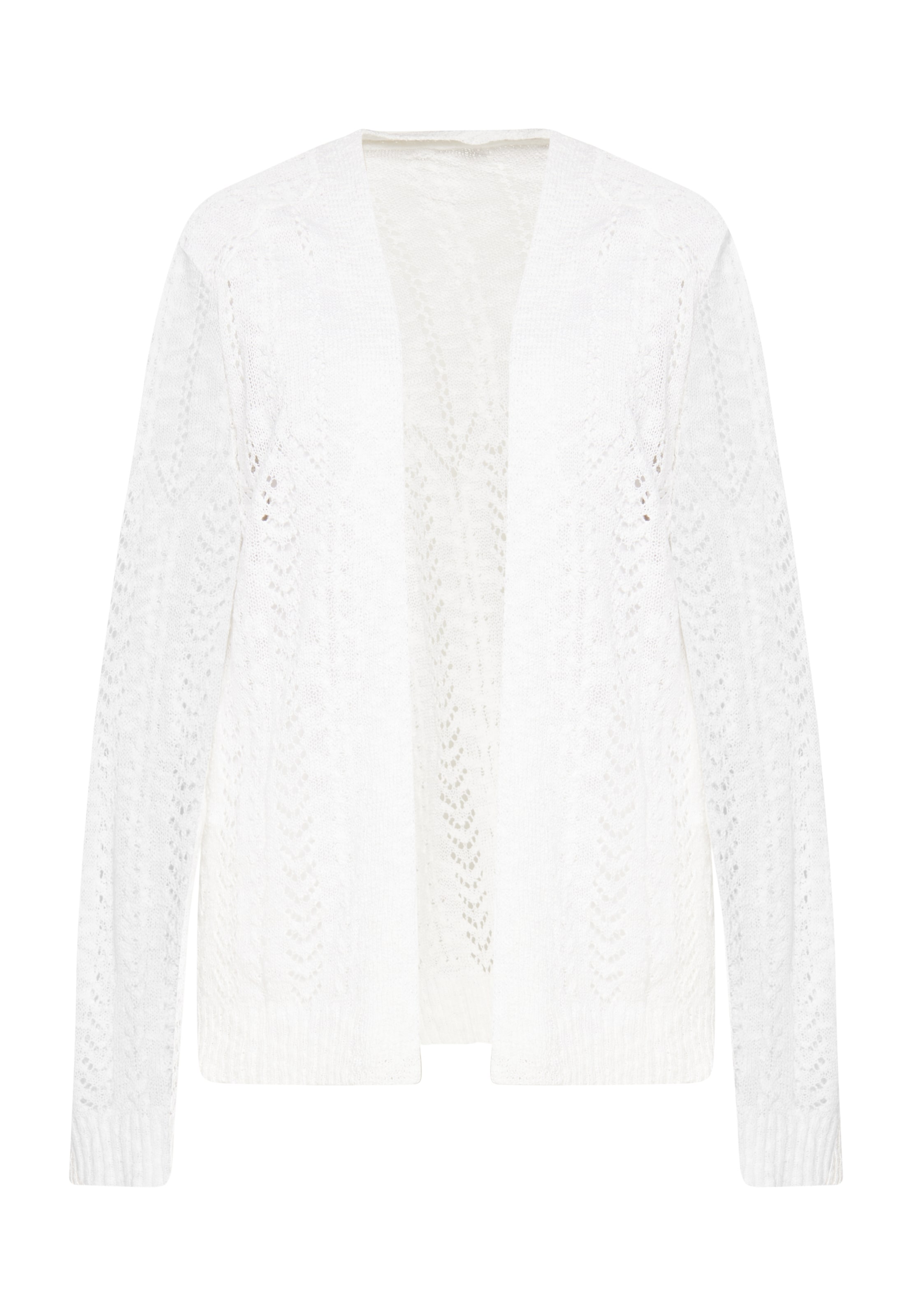 Cardigan Usha en blanc : devant