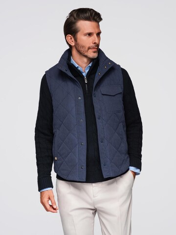 Gilet 'OM-JAVJ-0277' Ombre en bleu : devant