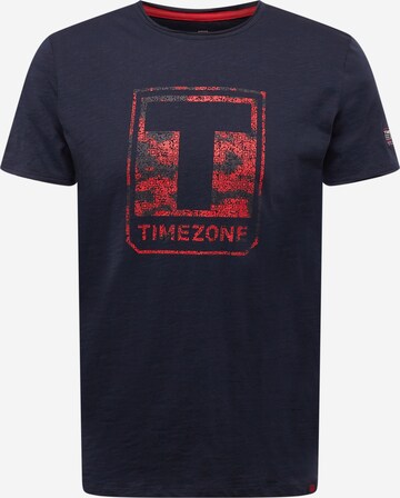 TIMEZONE Shirt in Blue: front