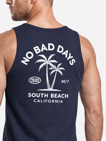Neverless Shirt 'No Bad Days'‌‌‌‌ in Blau