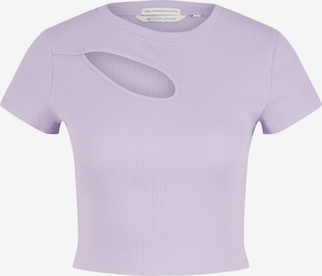 T-shirt TOM TAILOR DENIM en violet : devant