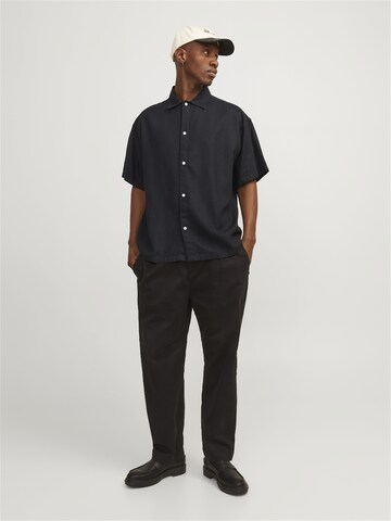 JACK & JONES Comfort Fit Риза 'Faro' в черно