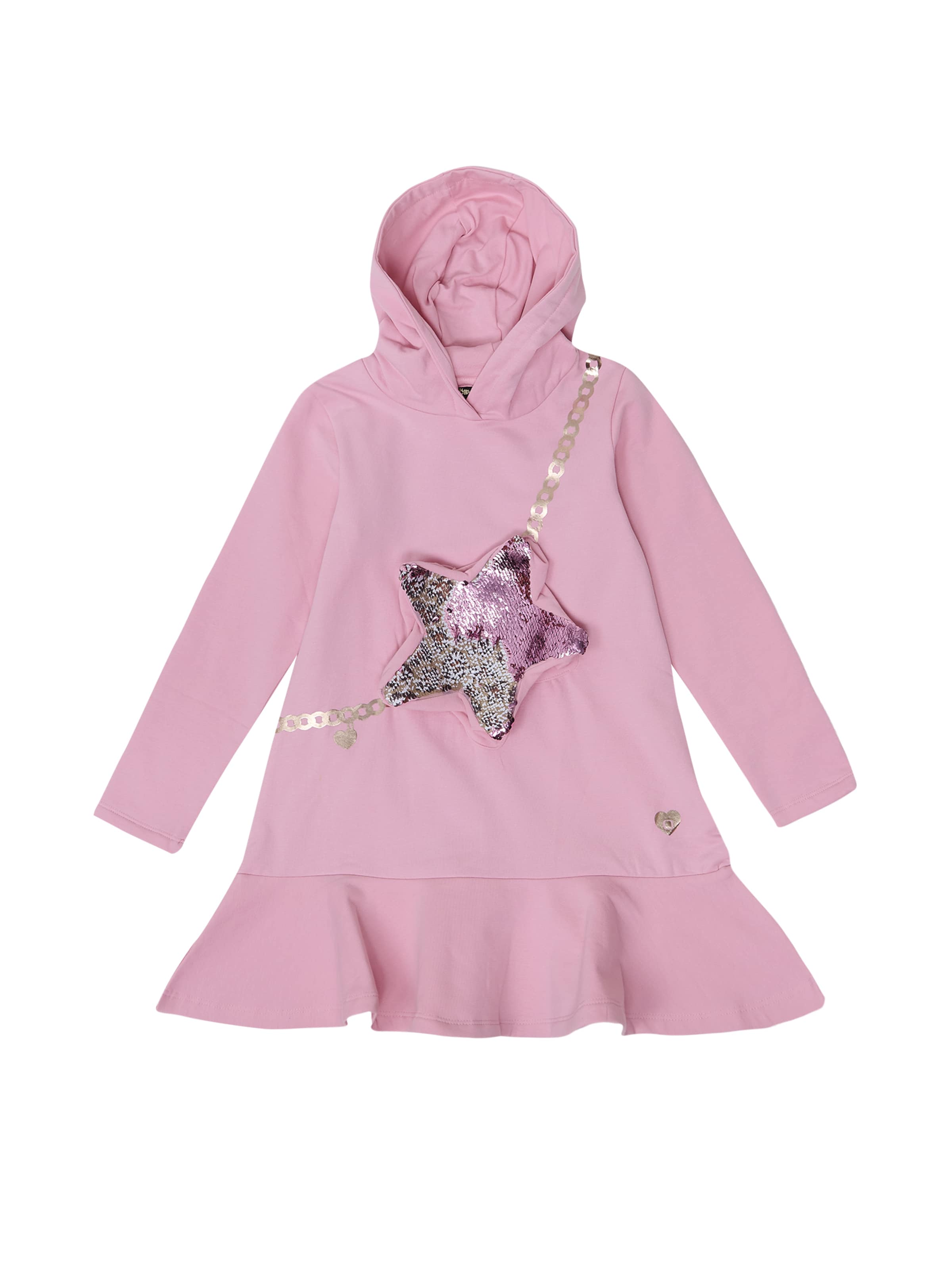 KOROSHI Kleid in Pink: Vorderseite