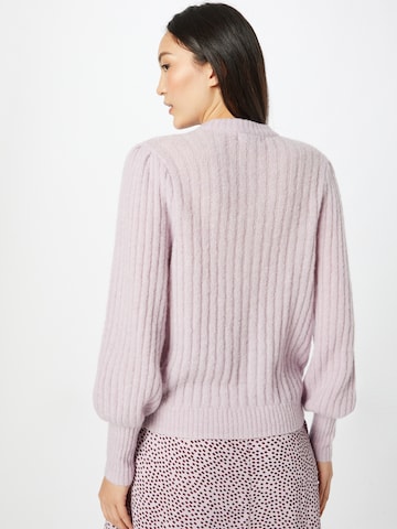 MSCH COPENHAGEN Knit Cardigan 'Cheanna' in Purple