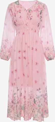 Usha - Vestido en rosa: frente