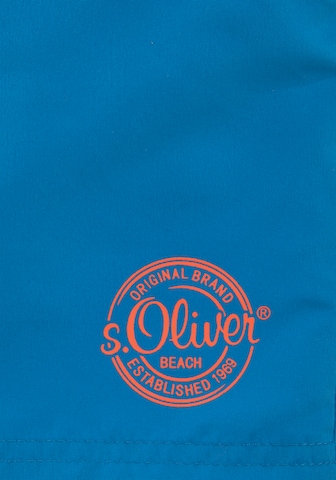 s.Oliver Kratke kopalne hlače | modra barva