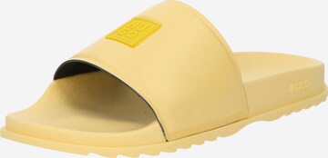 HUGO - Zapatos abiertos 'Match It' en amarillo: frente