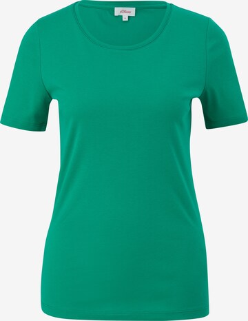 s.Oliver Shirt in Groen: voorkant