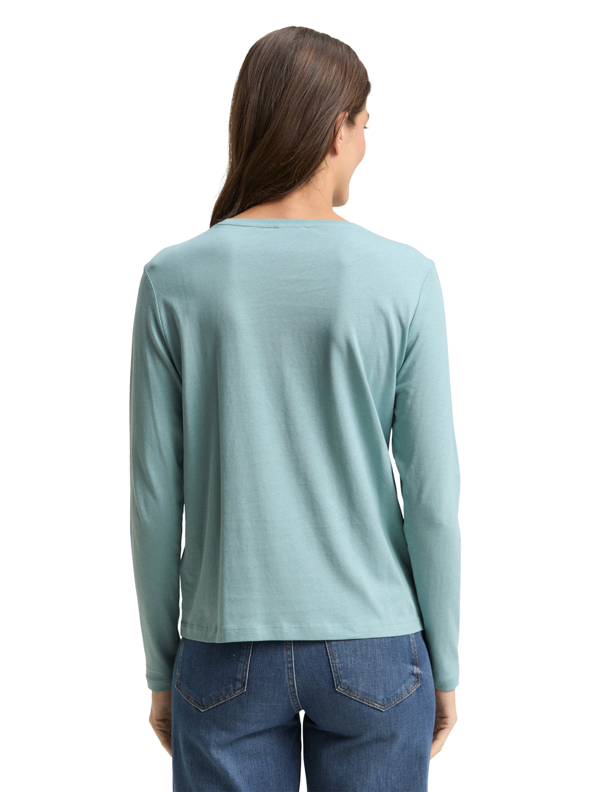 TOM TAILOR - Camisa em verde