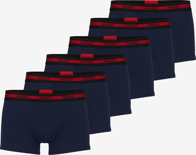 HUGO Boxers en marine / rouge / noir, Vue avec produit