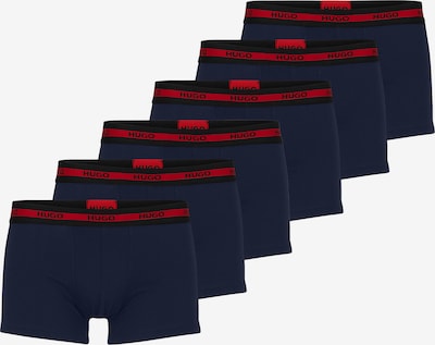 HUGO Red Boxers en marine / rouge / noir, Vue avec produit