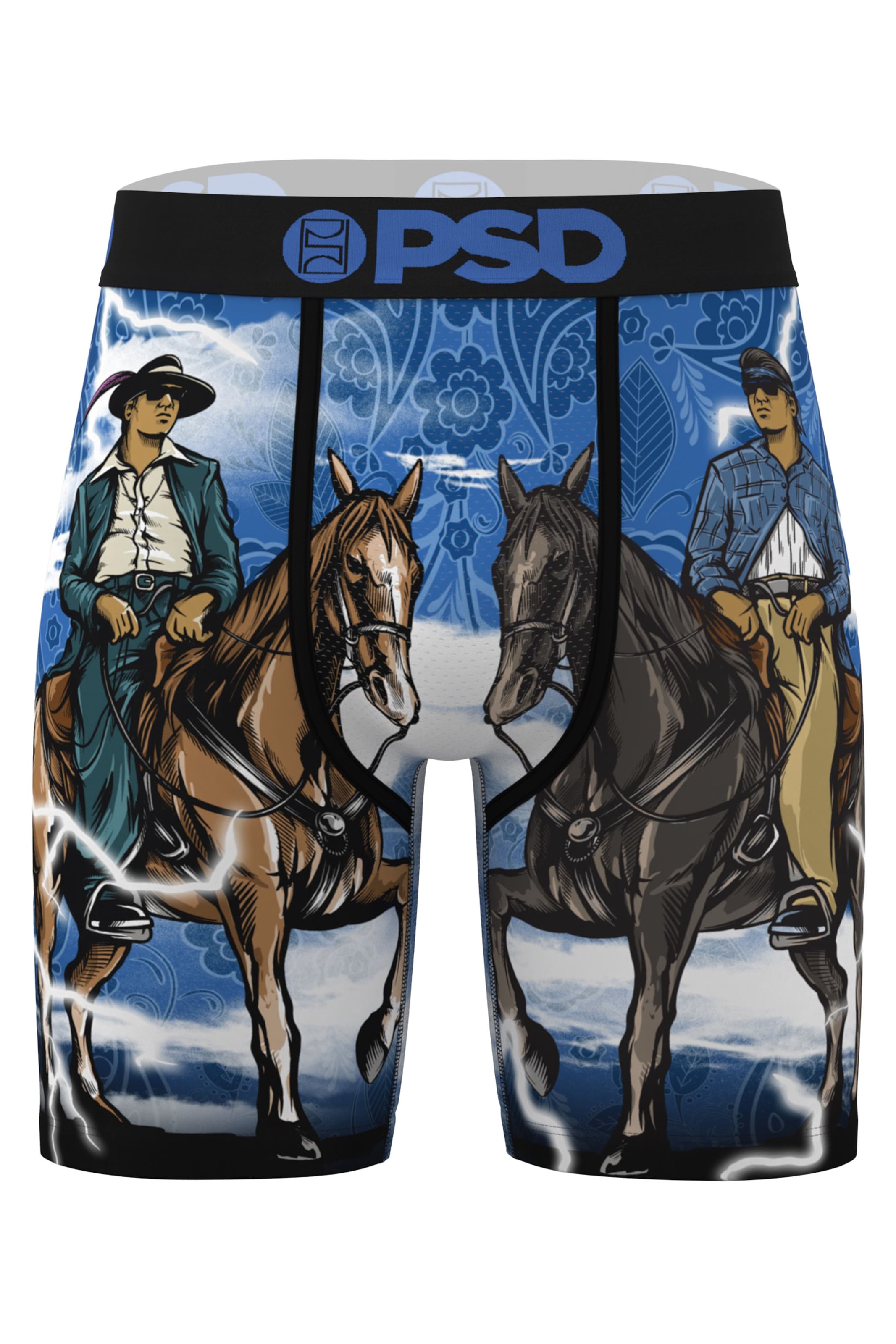 PSD Boxershorts 'Noontide ' in Blau: Vorderseite
