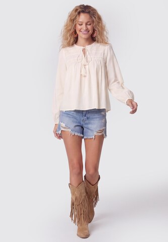 IZIA - Blusa en beige