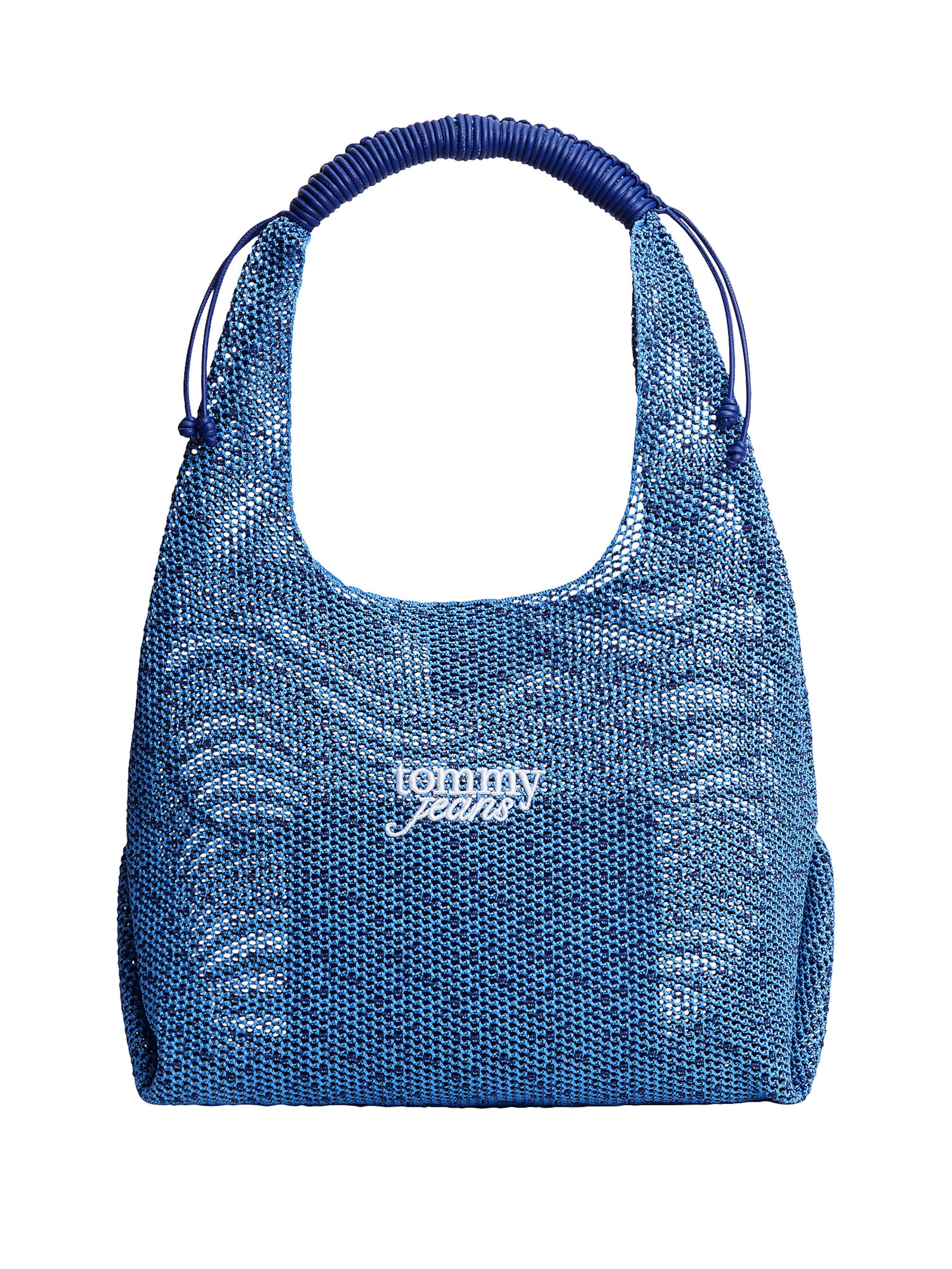 Tommy Jeans Handtasche in Blau: Vorderseite