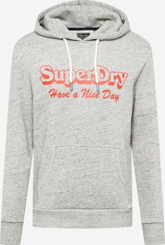 Superdry Sweatshirt in Grey: front