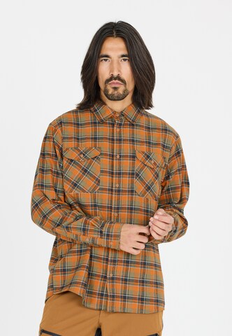 Whistler Regular fit Athletic button up shirt 'Bargo' in Orange: front