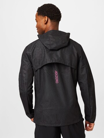 ADIDAS PERFORMANCE Sports jacket 'Adizero Engineered Membrane' in Black