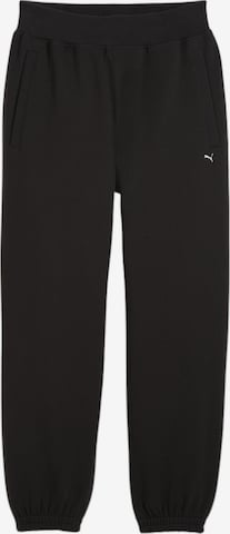 PUMA Tapered Workout Pants in Black: front