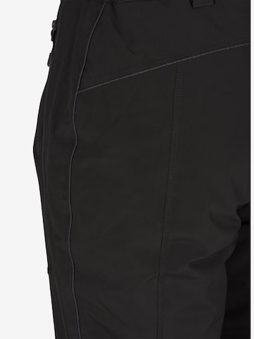 Zizzi Regularen Outdoor hlače 'MEBBA' | črna barva