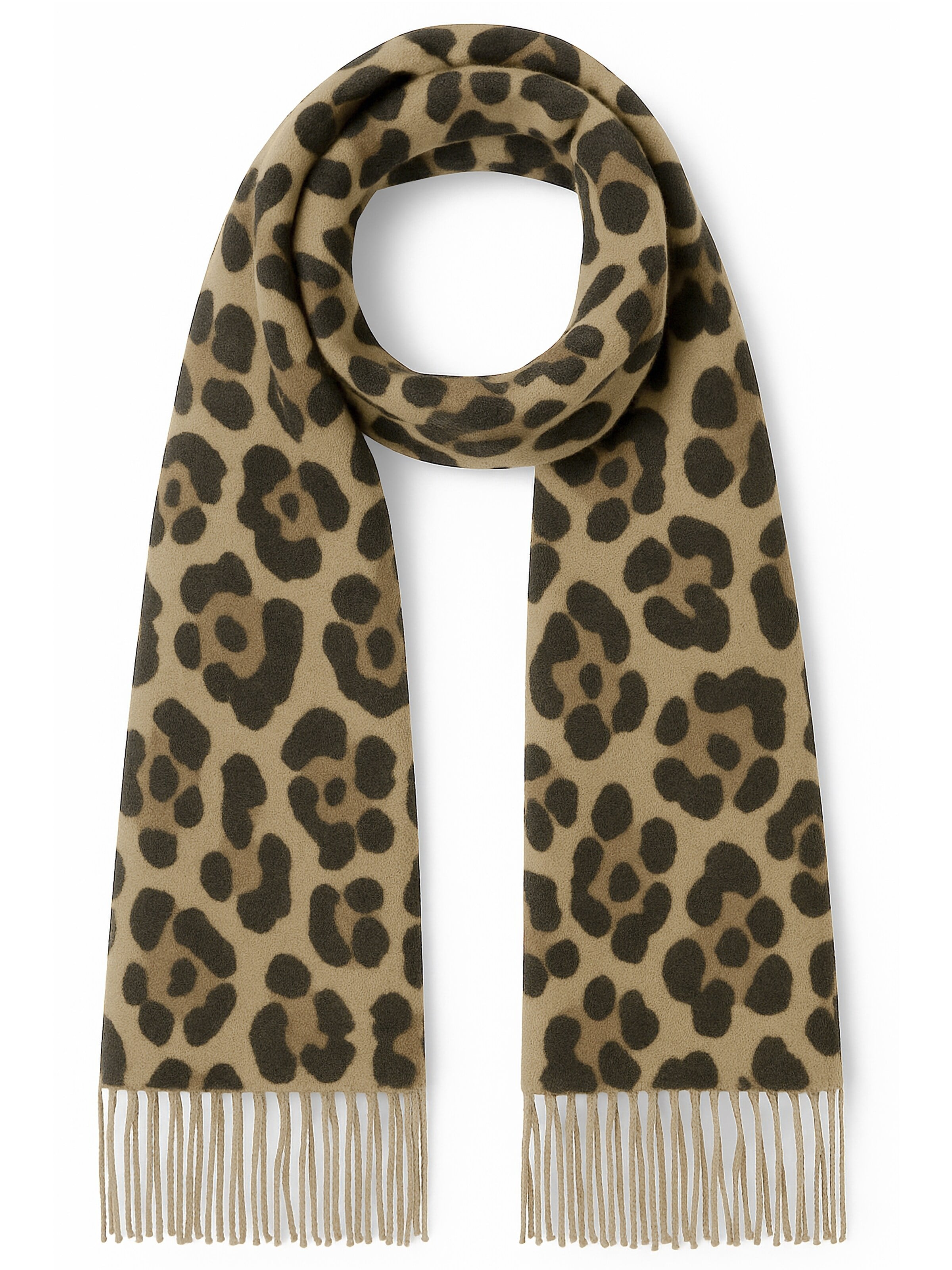 COLLEZIONE ALESSANDRO Scarf 'Leopard' in Brown